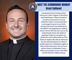 Meet Maynard Reinhardt — the final seminarian we're highlighting from this  group of ten men discerning priesthood for the Diocese of Lexington. 📍  Owingsville, KY ⛪ Home parish: St. Patrick, Mt. Sterling