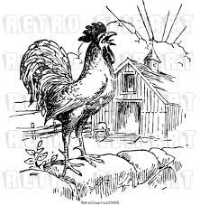 Maybe you would like to learn more about one of these? Vector Clip Art Of Retro Crowing Rooster By Prawny Vintage 23495