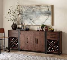 Griffin 22 reclaimed wood wine console $ 999. Griffin 92 Reclaimed Wood Buffet Wine Console Set Pottery Barn