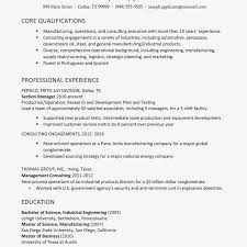 Manufacturing Operations And Consulting Executive Resume Example