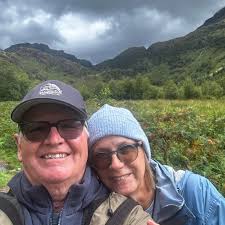 Sister Lynda and myself waiting to go into the Odeon