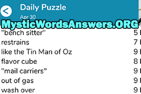 We have just finished solving all the 7 crossword clues found today in the puzzle and we have listed them below. Restrains 7 Letters 7 Little Words