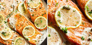 Easy glazed salmon, the season's first tender asparagus, and a lemony cake fit the bill. Enjoy This Creamy Lemon Garlic Salmon Recipe Just In Time For Your Easter Celebrations Buy Wine Liquor Online