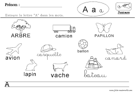 Lecture Des Lettres De L Alphabet Lettres En Maternelle Lettre A Maternelle
