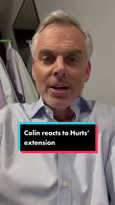 Colin reacts to Jalen Hurts’ extension #NFL #football #sports #Eagles
