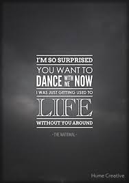 Sorry 410 Gone Cool Lyrics The National Lyrics Favorite Lyrics