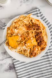 I use a jar of regular, alfredo or vodka pasta sauce and this meaty and cheesy pasta. Million Dollar Spaghetti Tgif This Grandma Is Fun