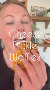 📌 Pickles in the waffle iron?! Let’s call these “piffles” 😂. These were  SO GOOD! So cheesy and crispy and the perfect easy snack. Serve them up  with some ranch dip and thank me later. , ., ., 1 jar of ...
