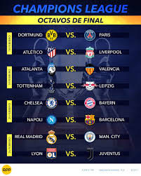 3pegue el enlace en el campo de texto. Champions League En Directo Online Fixture Calendario De Los Partidos De Ida De Los Octavos De Final Fecha Hora Y Canal Rpp Noticias