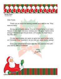 Thanks For Cookies Santa Letter Template Secret Santa Note Santa Notes