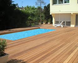 Poolumrandung Kebony Gross Pool Rechteckig Hauser Mit Pool Poolumrandung Holz