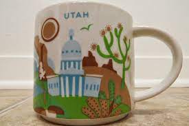 Starbucks You Are Here Collection Mug Utah Mugs Starbucks Disney Mugs