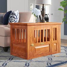 It looks like a traditional barn made of. Dog Crate Furniture End Tables Wayfair