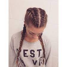 Two Dutch Braids Hair Styles Plaits Hairstyles Braided Hairstyles