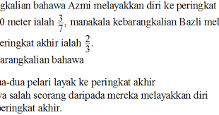 13.0 kebarangkalian mudah kssm matematik tingkatan 2 standard kandungan standard pembelajaran catatan 13.3.2 mengaplikasikan pengetahuan dan kemahiran yang sesuai tentang kebarangkalian mudah dalam konteks penyelesaian masalah bukan rutin. Matematik Tambahan Kebarangkalian Mudah