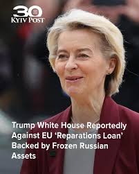 The Trump administration has reportedly refused to join the EU's plan to  fund Ukraine's defense using profits from frozen Russian assets, Bloomberg  reported Monday. According to sources, US officials told European  counterparts