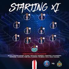 Alineaciones oficiales del barcelona y el psg en el partido de hoy. Nuestra Alineacion Para Hoy Psg Paris Saint Germain Facebook