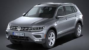 Volkswagen Tiguan Allspace 2018 3d Model Ad Tiguan Volkswagen Allspace Model Volkswagen Model 3d Model