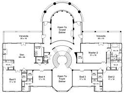 Majestic Double Staircase Floor Plans Luxury House Plans Bathroom Floor Plans