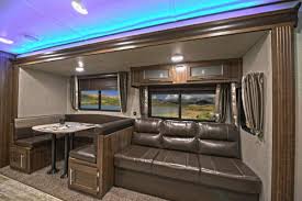 Bunk beds added to toy hauler garages. Top 5 Best Quality Travel Trailers With Bunk Beds Rvingplanet Blog