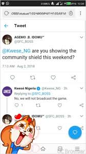 Huddle up fa community shield fans, it's time for a fiery doubleheader. No Live Tv Broadcast Of Community Shield Cup In Nigeria Sports Nigeria