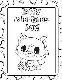 Free printable valentines day coloring cards cards, create and print your own free printable valentines day coloring cards cards at home Valentine S Day Card Coloring Pages Forcoloringpages Com Coloring Home