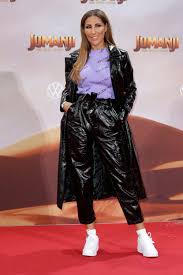 (tv movie) aylin beyerling (as senna gammour). Senna Gammour Attends Premiere Von Jumanji The Next Level Leather Celebrities Premiere Fashion Leather Coat