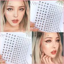 Acrylic Diamond Eyebrow Face Sticker Rhinestone