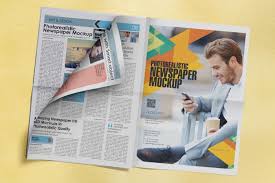 Newspaper Advertising Mockups Vol 5 In 2020 Newspaper Advertisement Newspaper Layout Advertisement Layout