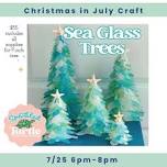 Christmas in July! Sea Glass Christmas Tree