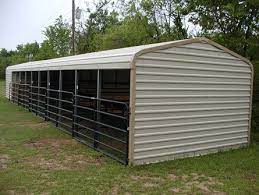 Loafing Sheds Versatube Livestock Barn Horse Shelter Loafing Shed