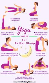 The 9 Best Yoga Poses For Better Sleep Mindful Body Fitness In 2020 Cool Yoga Poses Yoga Poses For Sleep Restorative Yoga Poses