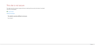 The installation of a security monitor is essential if you want to protect your home or business from risks. Bypassing Not Secure Connection Error On Browsers