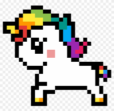 Aujourd'hui nous vous entraînons dans un royaume ô combien fantaisiste, peuplé de reine sanguinaire, de lapin pressé, de chat violet et de. Cute Pixel Art Unicorn Pixel Art Facile Licorne Clipart 5188489 Pikpng