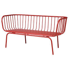 A glam outdoor bar made of an ikea micke desk is a genius idea and the piece looks very elegant. Brusen Sofa Outdoor Red Ikea
