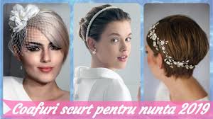Iata cateva exemple de coafuri ocazie pentru mireasa. Top 20 De Coafuri Din Par Scurt Pentru Nunta 2019 Youtube