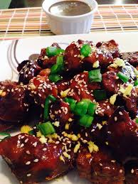 Cut the grits cake mixture into the desired shape using a cookie cutter. Easy Recipes With A Touch Of Jamaica Korean Style Bbq Pork Riblets