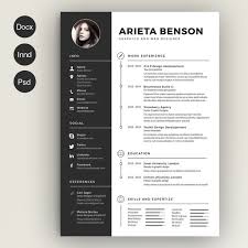 Clean Cv Resume Graphic Design Resume Creative Resume Templates Infographic Resume
