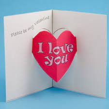 Making your pop up hearts. How To Make A Heart Pop Up Card Valentine S Day Crafts Aunt Annie S Crafts