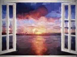 uta naumann blick aus dem fenster glasbild 60 x 80 cm malerei kunstdrucke poster und leinwandbilder