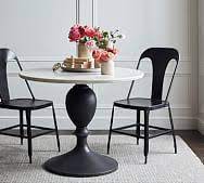 This solid wood hickory/stone dining tablethis solid wood hickory/stone dining table from international concepts is perfect for small spaces whether it be a kitchen or a studio apartment. 36 Inch Table Pottery Barn