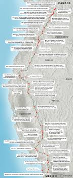 Pacific Crest Trail Map Hike The Pct Hiking Trip Pacific Crest Trail Backpacking Travel