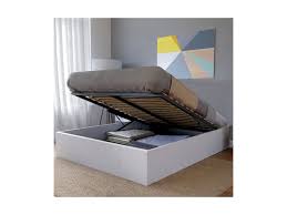 Découvrez notre sélection lit 140x190cm de qualité à prix discount sans plus tarder. Lit Coffre Torino 140x190 1 Sommier 1 Matelas Memoire De Forme Blanc Vente De Le Quai Des Affaires Conforama