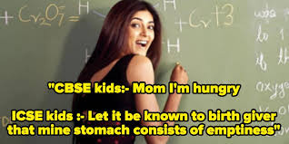 Cbse is based on the ncert study pattern and books, which makes it light to read and understand. Icse Vs Cbse Memes And Funny Tweets