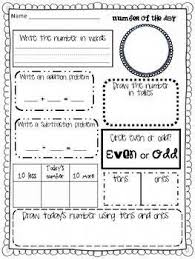 Number Of The Day Daily Common Core Math For Grades 1 3 Mathforfirstgrade Math School 1st Grade Math Calendar Math