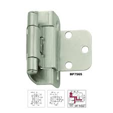 Asked by none april 17, 2020. Amerock 3 8 Inch Overlay Partial Wrap Self Closing Hinge Satin Nickel Bpr7565g10 Inset Hinges Amerock Self Closing Hinges