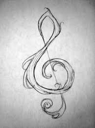 How To Draw A Treble Clef Step By Step Instructions Drawings Art Sketches