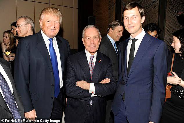 Michael Bloomberg trump ile ilgili görsel sonucu"