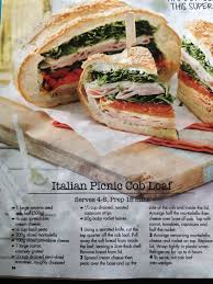 Italian Picnic Cob Loaf Picnic Food Easy Picnic Food Picnic Foods