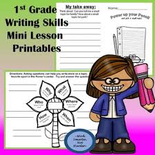 First Grade Writing Mini Lesson Printables Writing Mini Lessons First Grade Writing Mini Lessons